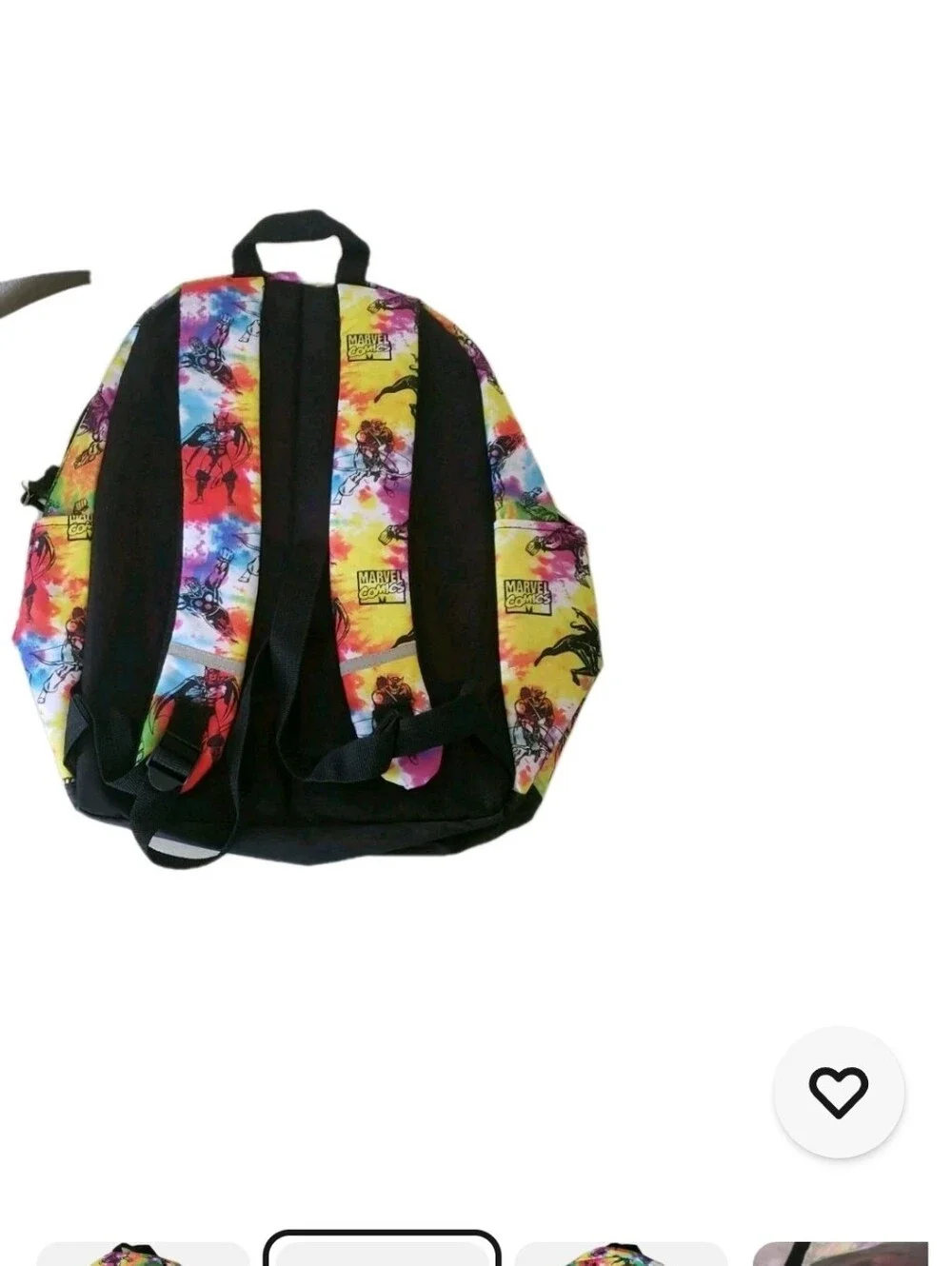 Marvel Kids Tie-Dye Superhero Backpack - Rainbow